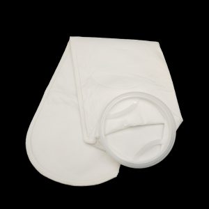 5 Micron Polypropylene Felt Liquid Filter Bag,Sewn,Plastic “F” Flange Ring, Size #2-180*810mm
