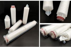 Pleated filter cartridges Pleated filter cartridges