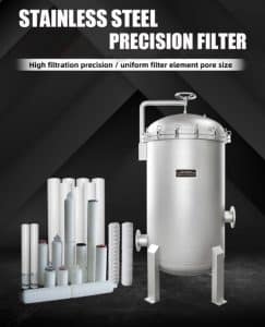 Stainless steel PP cartridge filter housing Stainless steel PP cartridge filter housing