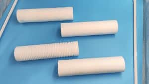 Melt Blown Cartridge Coreless, 50 Micron, 40 in length, 2.5 in dia Melt Blown Cartridge Coreless, 50 Micron, 40 in length, 2.5 in dia