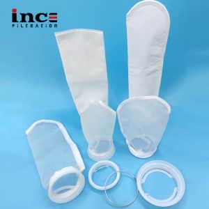 PP Filter Bags with Plastic Ring, 5um Rating for Fine Filtration