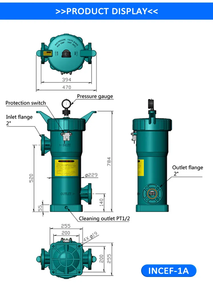 Pph Filter Housing for Solid-Liquid Separation