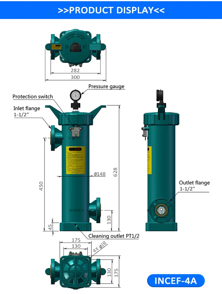 Customizable Flexible Interface Plating Solution Filter Housing