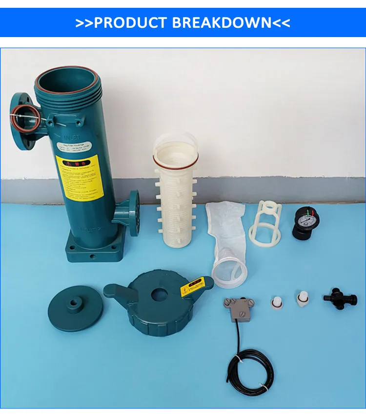 Customizable Flexible Interface Plating Solution Filter Housing