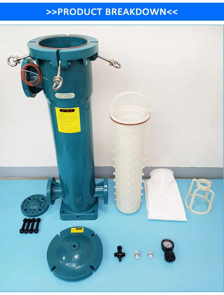 One-Piece Filter Housing for Solid-Liquid Separation for The Microelectronics Industry