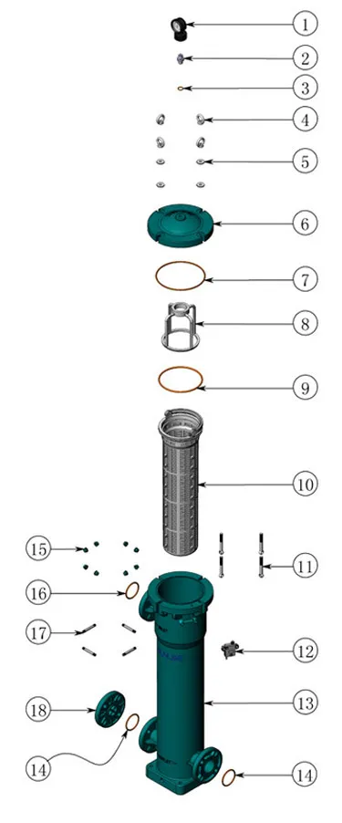 One-Piece Filter Housing for Solid-Liquid Separation for The Microelectronics Industry